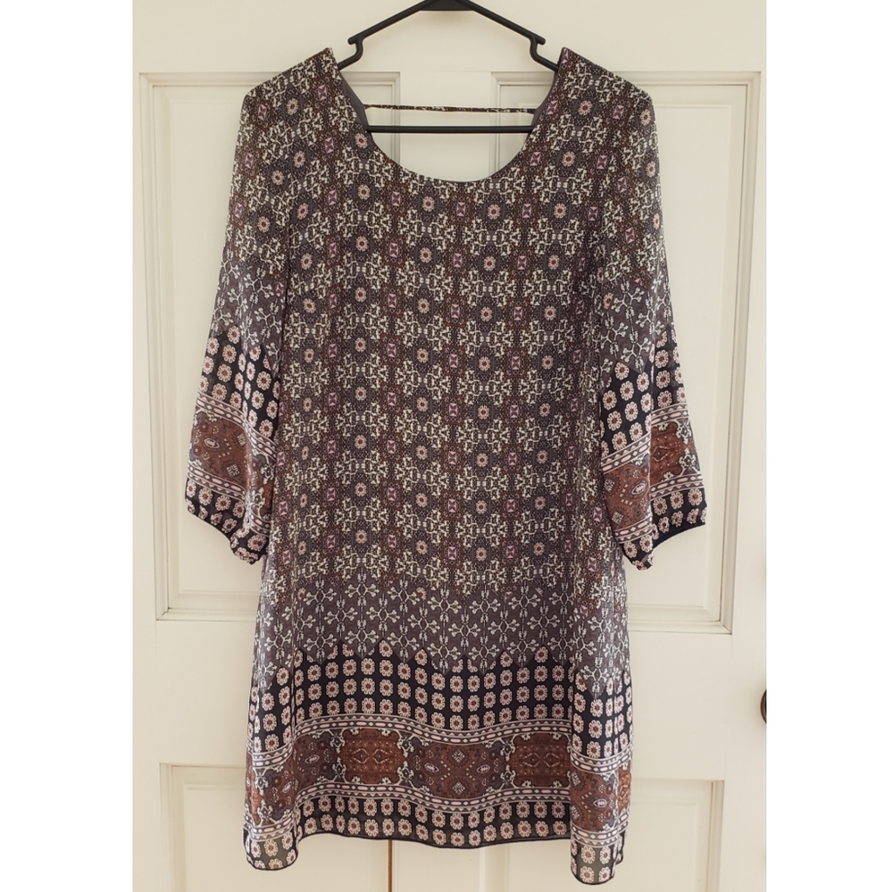 Charlotte Russe long sleeve shift dress